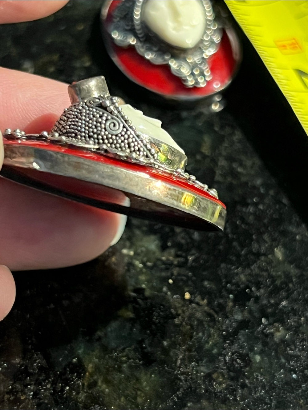 Vintage Sterling Silver Earrings - Picture 7 of 7